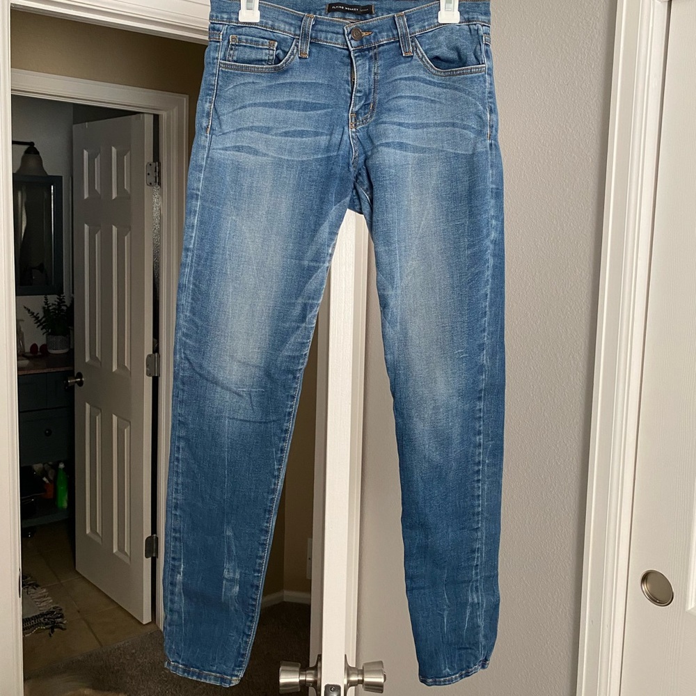 Flying Monkey Low-Rise Skinny Jeans
